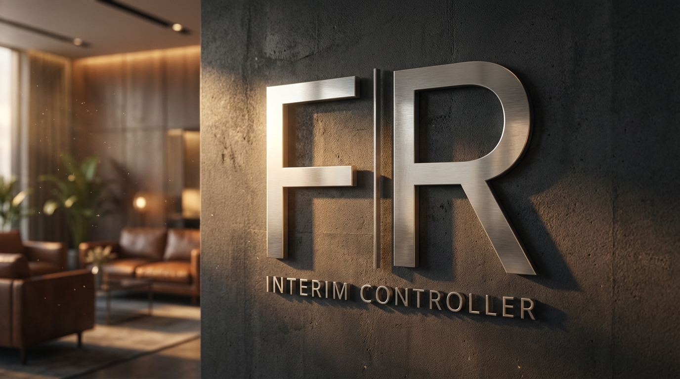 FR Interim Controller brand identity visual